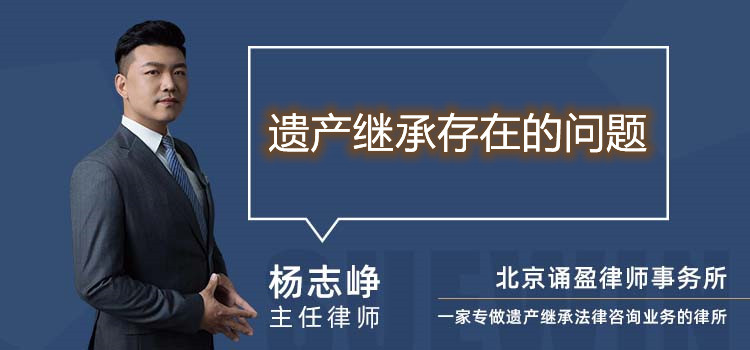 遺產(chǎn)繼承存在的問題
