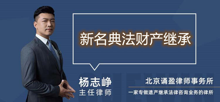 新名典法財(cái)產(chǎn)繼承