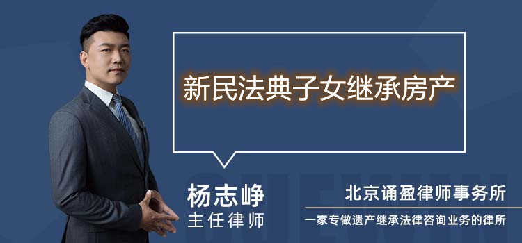 新民法典子女繼承房產(chǎn)