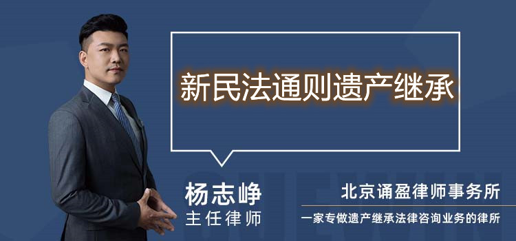 新民法通則遺產(chǎn)繼承