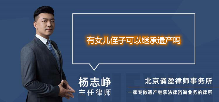 有女兒侄子可以繼承遺產(chǎn)嗎
