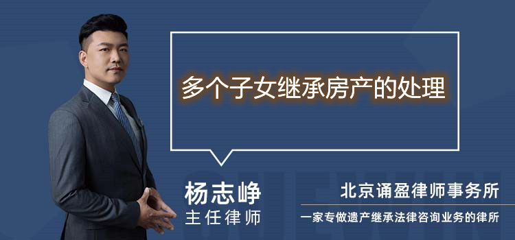 多個(gè)子女繼承房產(chǎn)的處理